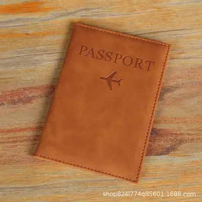 New Popular Cross-Border Passport Protective Case PU Passport Holder Ticket Holder Spot Wholesale Factory Direct Sales Wholesale - 9