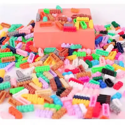 Particle Figure Building Blocks, Children's Handmade Stress-Relief Toy, LEGO Compatible