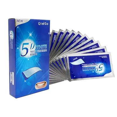 5D Teeth whitening strips, dry application - 8