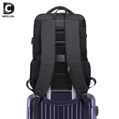 Neuer grenzüberschreitender Herren-Rucksack mit großem Fassungsvermögen Oxford-Stoff-Rucksack bedruckter LOGO Business-Laptop-Rucksack Reiserucksack