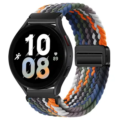 Samsung Watch7/6 ve Huawei GT6/5 Pro Uyumlu Manyetik Naylon Kordon - 13