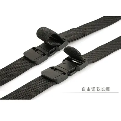 Elastic woven men's belt, tactical, nylon canvas, adjustable