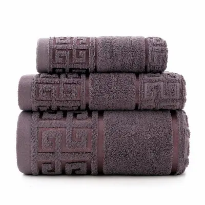 100% cotton towel bath towel set for adults - 9