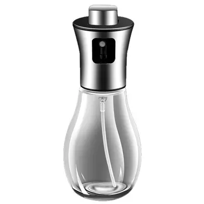 Glas-Speiseölspritzer für die Küche, verdickt, hitzebeständig, Haushaltsspray-Ölflaschen mit Edelstahlsprühkopf, wiederverwendbare Umfüllkanne - 5