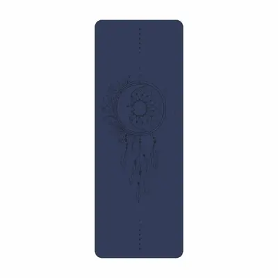 PU Rubber Yoga Mat, Natural Rubber, Non-Slip with Alignment Lines - 13