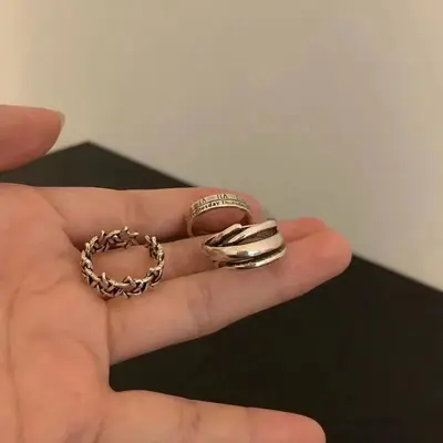 Retro Roman Numeral Open Index Finger Ring for Women
