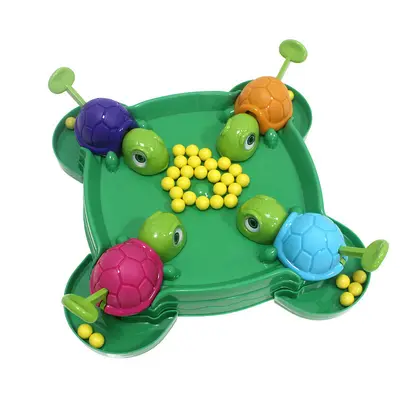 Douyin Viral Same-Style Kids Turtle Bean-Eating Toy, Parent-Child Interactive Multiplayer Desktop Game, Educational Toy