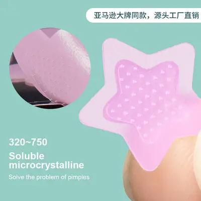 Hydrocolloid acne patch, hyaluronic acid, salicylic acid
