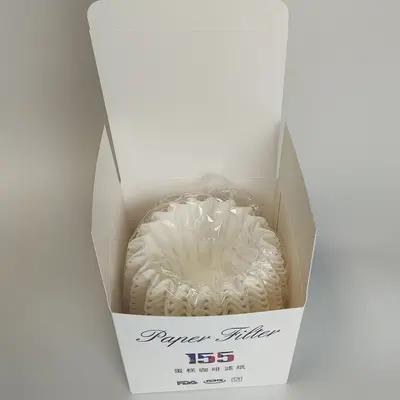 Flower-Shaped Wavy Coffee Filter Paper for American Coffee Makers, B01 - 12