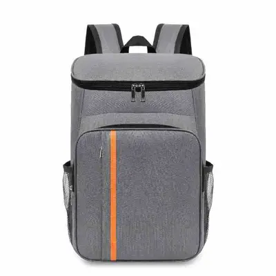 Großer Rucksack mit Isolierfunktion, Aluminium-Außenseite, Liefertasche für Takeaway, tragbar für Outdoor und Picknick - 11