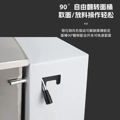 商用双刀款和面机15-25kg大容量加厚不锈钢商用全自动面粉搅拌机