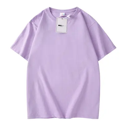 220g schweres Oversize-Kurzarm-T-Shirt mit Schulterfall, Logodruck - 12