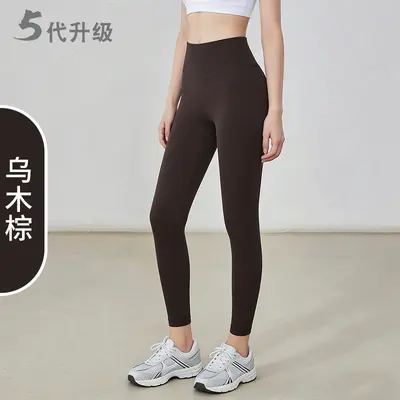 Women's yoga pants, high waist, butt-lifting, seamless shark style - 11