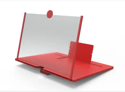 Mobile phone screen magnifier 3D high-definition display desktop pull-out mobile phone stand 10 inch 12 inch cross-border wholesale - 7