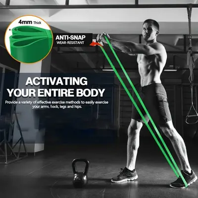 Resistance Band for Full-Body Workout and Pull-Up Assist, Portable - 5