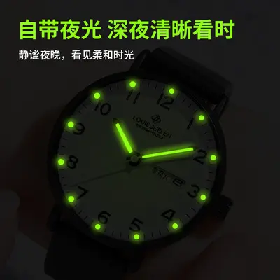 LOUIE JUELEN Waterproof Luminous Men's Quartz Watch