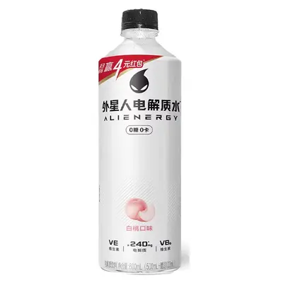 Alien Elektrolytwasser 600 ml, Weißer Pfirsich-Limette - 8