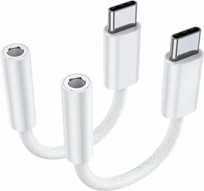 Dual USB Type-C adapter 3.5mm 3-in-1 converter for Apple 15 and higher series PD60W fast charging - 12