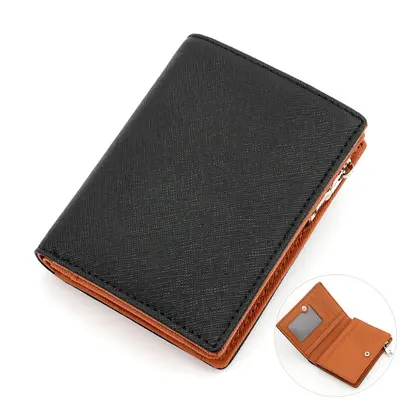 Vertical Genuine Leather Men's Wallet, Multi-Card Slots - 8