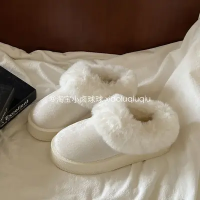 Women's Snow Boots Plush-Lined Thick Sole Winter Shoes
