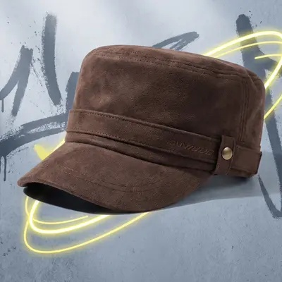 Britische Vintage-Ballonmütze, schlichte Jockey-Baseballkappe mit Gesichtsverjüngung, modische elegante Krempe, Multifunktions-Herbst-Winter-Damenmütze - 4