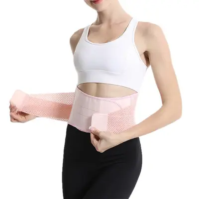 Compression Sports Lumbar Support Belt, Breathable Corset Style - 6