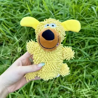 Köpek Ses Çıkaran Peluş Oyuncak, Dayanıklı Çiğneme Oyuncağı - 6
