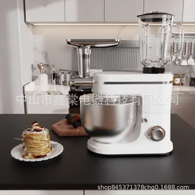 3-in-1 Küchenmaschine 6L-10L Kapazität Teigkneter und Crememischer