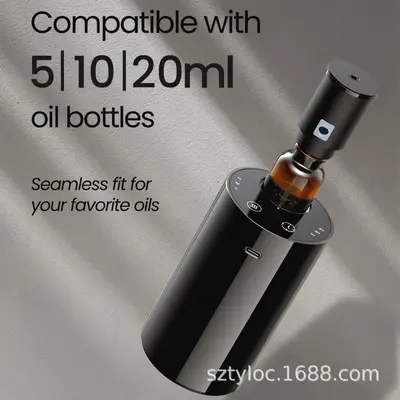 Silent Rechargeable Car Aroma Diffuser for Essential Oils