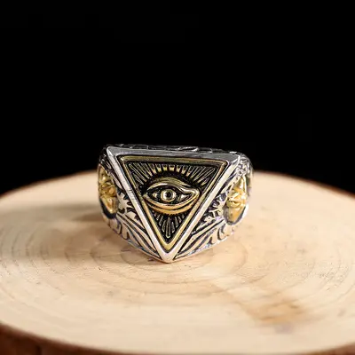 Silver ring s925, Eye of God, men's and women's