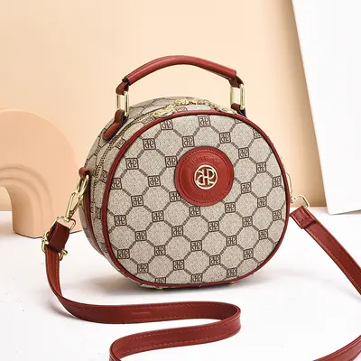 Mini kleine Tasche Damen Umhängetasche Sommer beliebte kleine runde Tasche 2025 neuer Trend Mode vielseitige farblich abgestimmte Schultertasche - 8