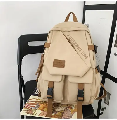 Women's Daily Backpack, Student Style, Large Capacity - 9