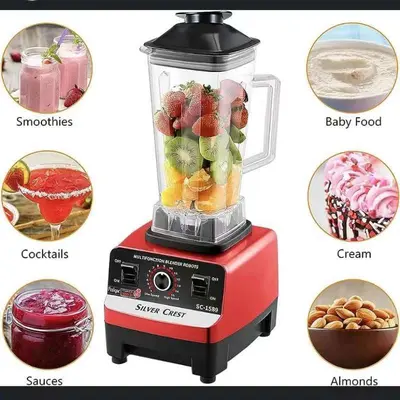 Blender mit doppeltem Behälter, hochleistungsstark, Smoothie-Maker
