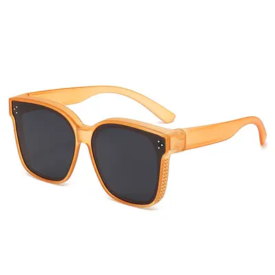 Clip-On Polarized Sunglasses, Fits Over Prescription Glasses, 2-in-1 - 10