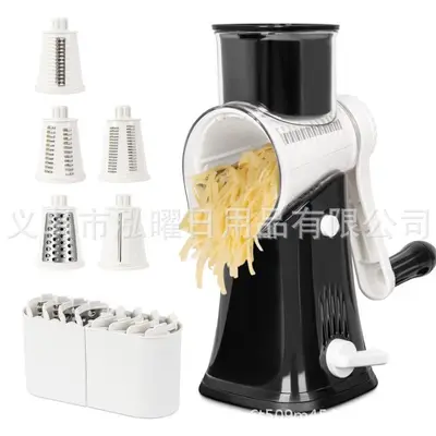 Hand-crank vegetable chopper, potato and cucumber grater - 3