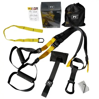 Suspension Training Strap Set, Yoga Fitness Resistance Band - 10