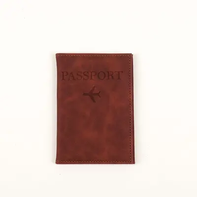 PU leather passport protective case, large capacity - 10