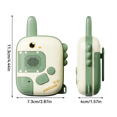 Kinder-Walkie-Talkie-Spielzeug, Dinosaurier- und Einhorn-Design