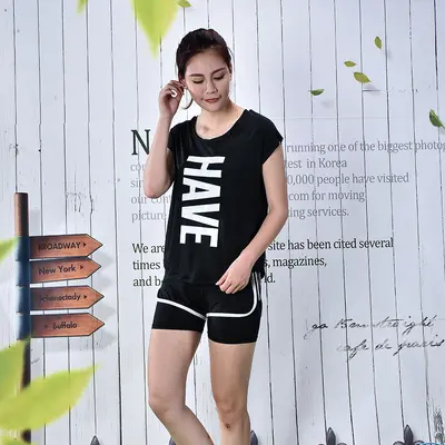 厂家供应秋季速干衣专业女士健身服运动T恤瑜伽服女夏现货