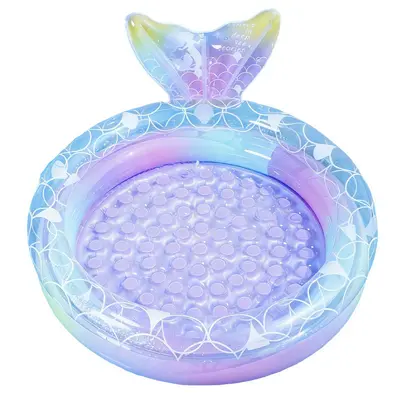 Inflatable Children's Dinosaur Swimming Pool, Thickened Material, Round - 12