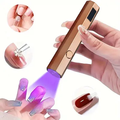 Tragbare Nagellampe LED-Licht mit Halterung, tragbare Nageltrocknungslampe, UV-Lichthärtungslampe für Nagelkunst - 9