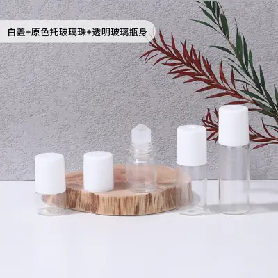 Parfüm Roll-On Mini Şişe 1ml 2ml Şeffaf Uçucu Yağ Şişesi 3ml 5ml Kahverengi Esans Dağıtım Şişesi Taşınabilir Paket - 7