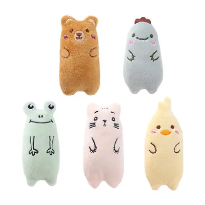 Cute Plush Catnip Cat Toy, Bite-Resistant, Interactive - 6