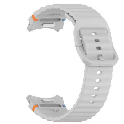Silicone Watch Strap with Wave Stitch for Samsung Galaxy Watch7 - 12