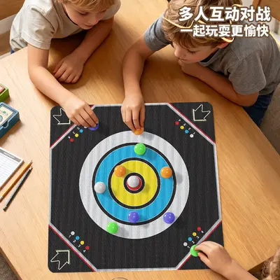 Bumper-Schach Tischspiel mit Schussfunktion, für 2 und mehr Spieler