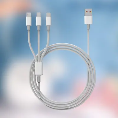 3-in-1 data cable with fast charging for Apple Huawei - 9