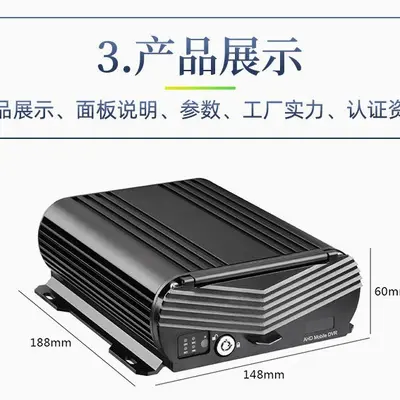 Araç DVR 4-8 kanal 1080P GPS WiFi - 4