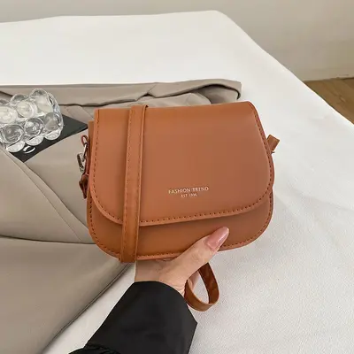 Candy-Colored Women's Shoulder Saddle Bag, Autumn and Winter Style - 12
