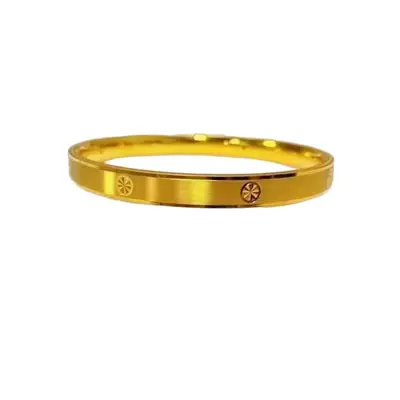 Sand gold diamond pattern bracelet women simulated