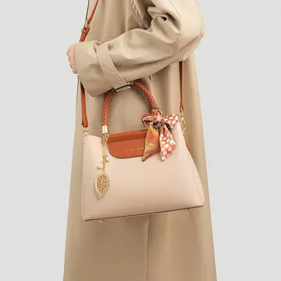 Women's Handbag, Soft Leather, Large, Autumn and Winter - 2